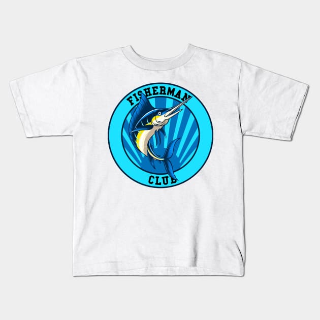 Sword Fish 1.3 Kids T-Shirt by Harrisaputra